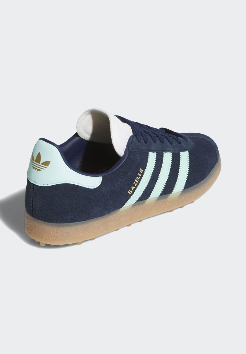 adidas gazelle silver green womens Trainers main image 1