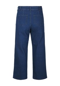 Zizzi FLASH MIT WEITER - Straight leg jeans - blue denim