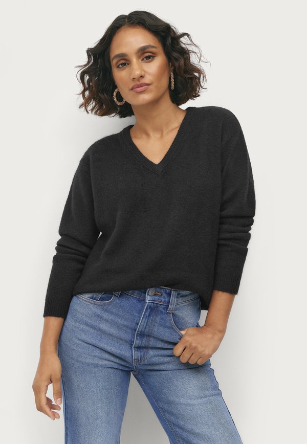 ENA - Strickpullover - schwarz