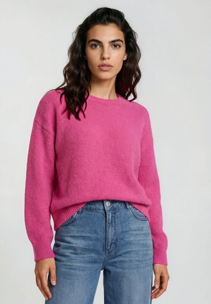 MILANO ITALY, MILANO ITALY PULLOVER MIT RUNDHALSAUSSCHNITT - Jumper - fuchsia