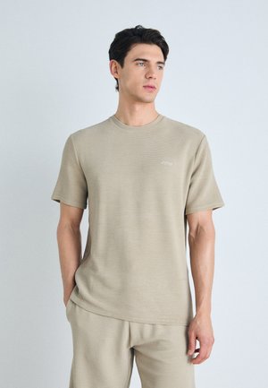 BOSS Pyjama top - light beige