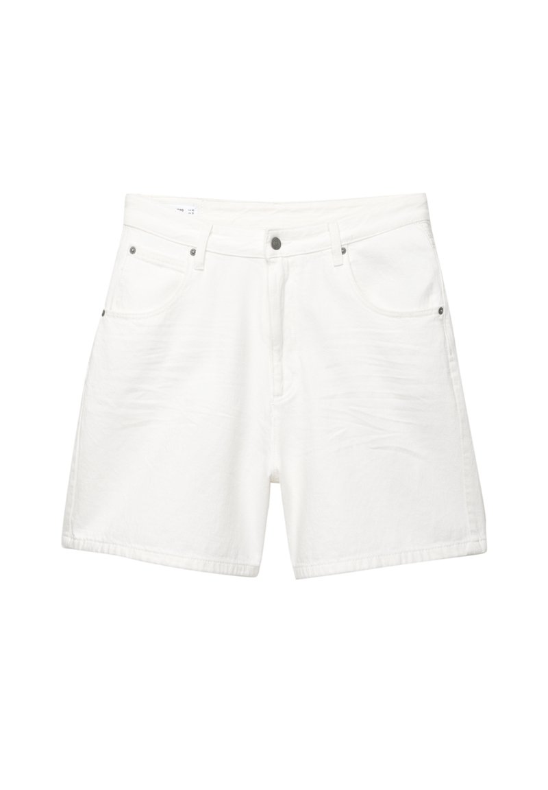 PULL&BEAR Jeansshort wit