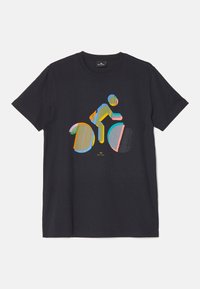 PS Paul Smith MENS REGULAR FIT SLANT LOGO - T-shirt imprimé - whites