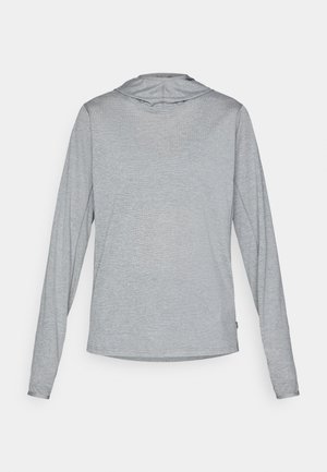 Fjällräven ABISKO SUN HOODIE - Pikkade varrukatega topp - shark grey