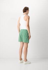 Les Deux STAN STRIPE SWIM - Šortky - vintage green/light ivory