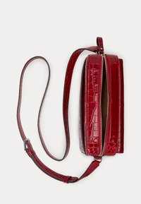 Lauren Ralph Lauren CROC EMBOSSED MEDIUM MARCY CAMERA BAG - Borsa a tracolla - festive red