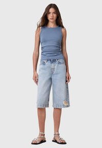 AllSaints KATARINA - Top - flint stone blue