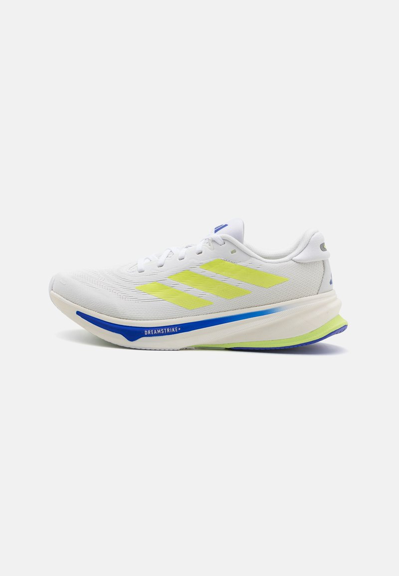 adidas Performance - SUPERNOVA RISE - Katujuoksukengät - footwear white/zero metallic/pulse lime, Suurenna