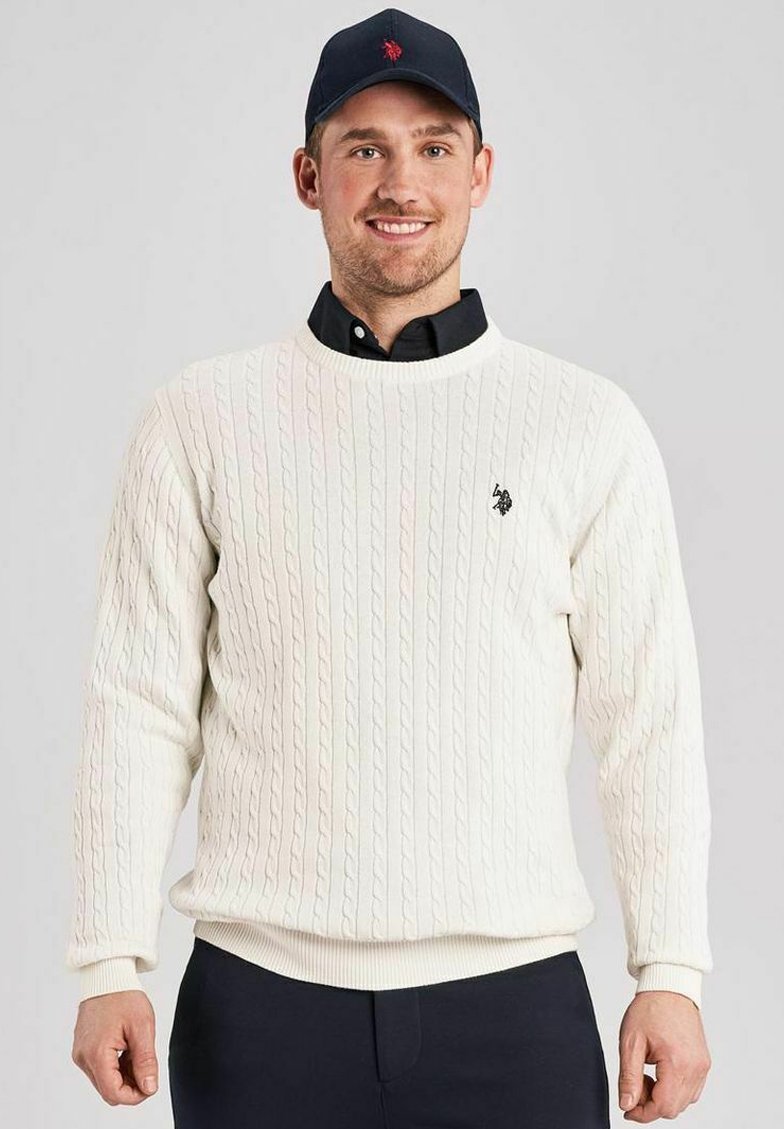 U.S. Polo Assn. ARCHI Pullover cloud dancer/beige ZALANDO.FR