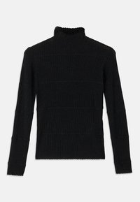 Stickad tröja - black