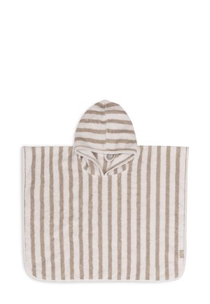 PONCHO STRIPE - Bath towel - brown
