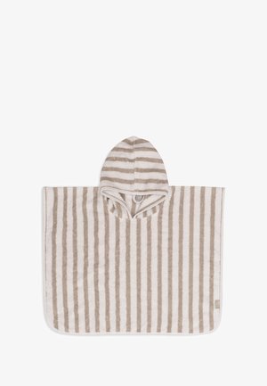Jollein STRIPE TERRY PONCHO - Badmantel - brown