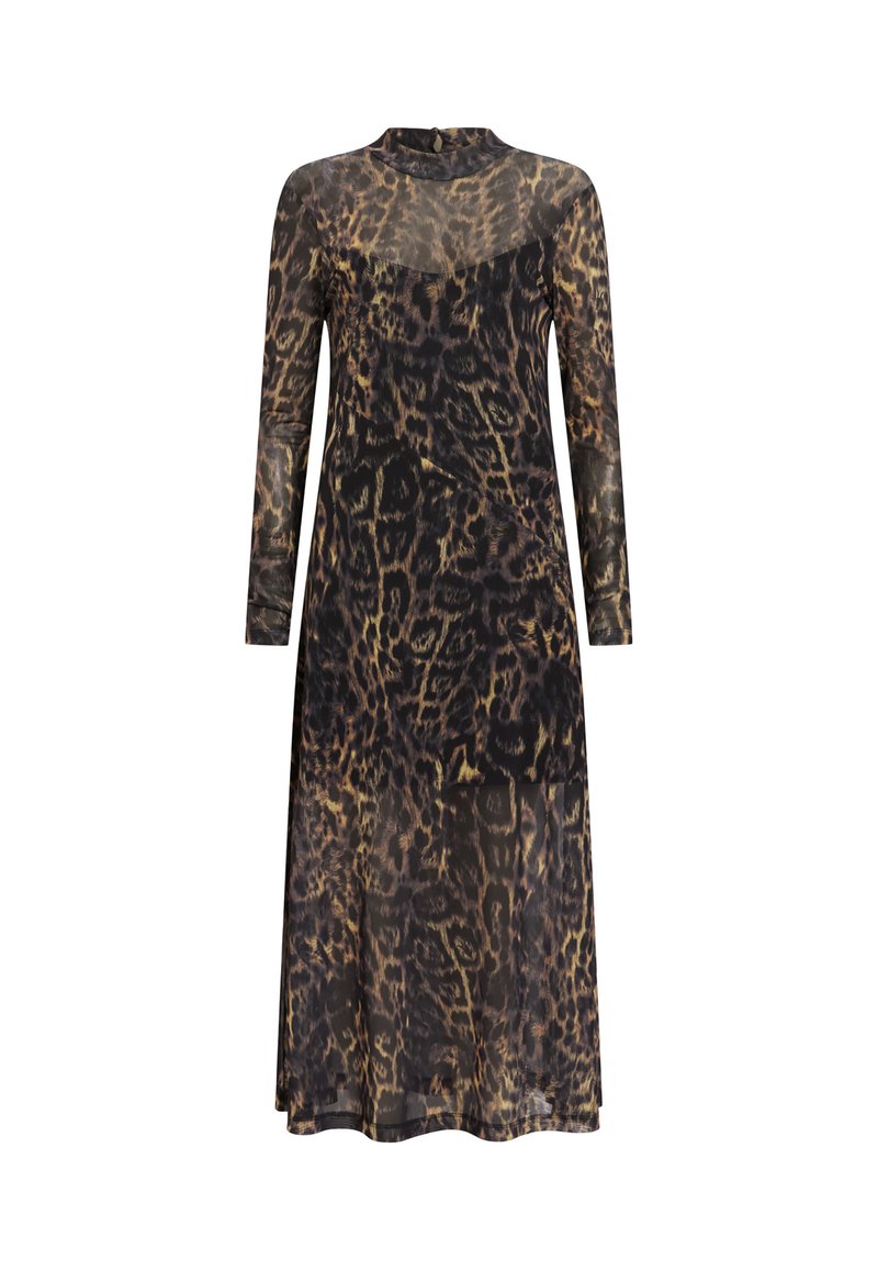 AllSaints Cocktailjurk bruin AllSaints Cocktailjurk bruin