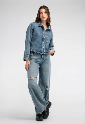 MARTIN CROP - Camicia - blue