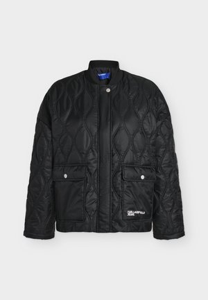 Karl Lagerfeld Jeans, LIGHT QUILTED JACKET - Ελαφρύ μπουφάν - black