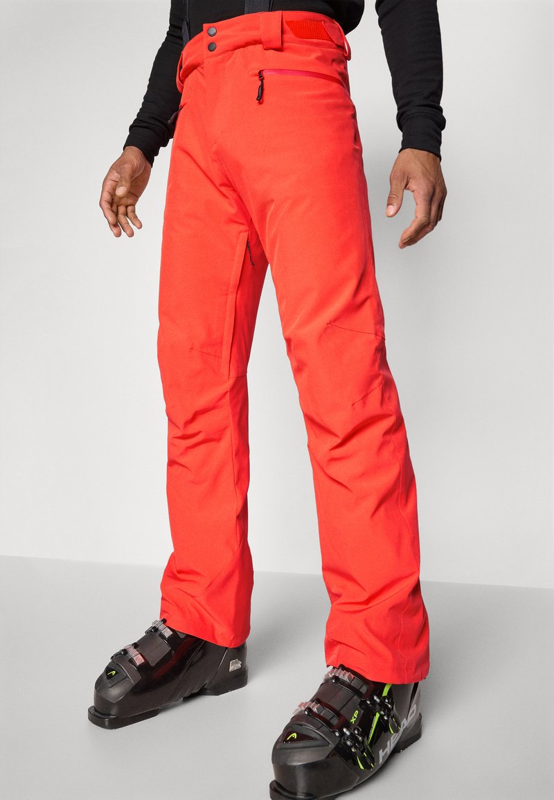 pantalon ski salomon orange Salomon EDGE PANT - Ski pants - cherry tomato/coral