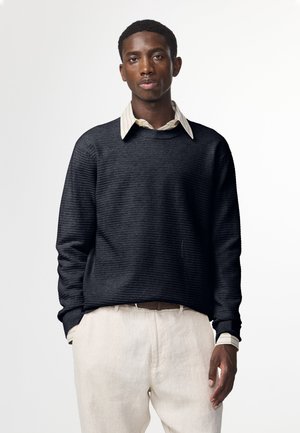 FABIAN - Strickpullover - navy blue