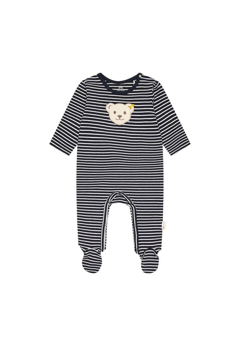 Steiff STEIFF STRAMPLER BÄR STREIFEN - Śpioszki