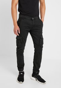 Alpha Industries - ARMY PANT - Pantalon cargo - black Image miniature 1