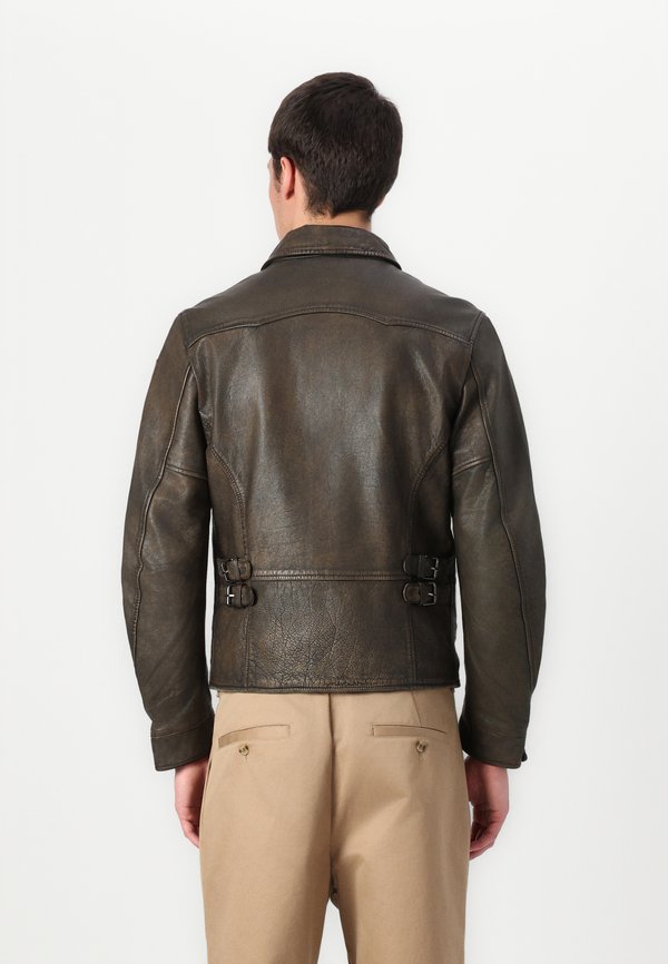 HUMES - Leather jacket4