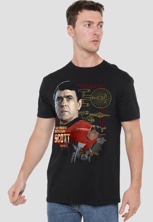 STAR TREK CHIEF ENGINEER SCOTT - Print T-shirt - black