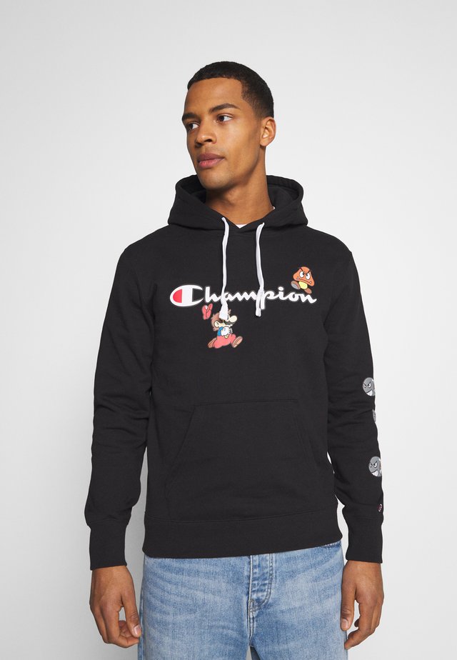 HOODED NINTENDO - Sweatshirt - black