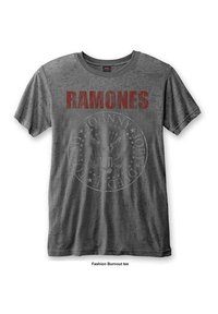 Paradiso Clothing RAMONES PRESIDENTIAL SEAL HEY HO BURNOUT - Print T-shirt - grey