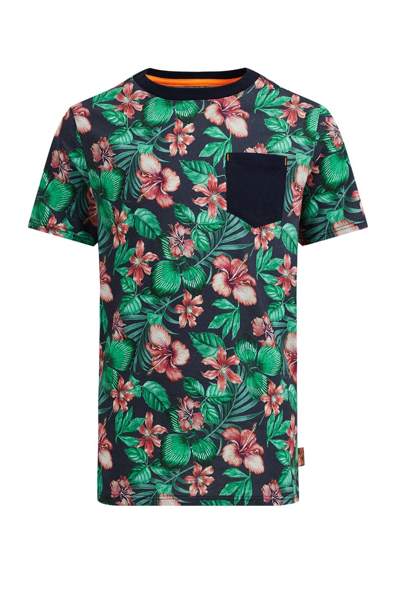 Kinder T-Shirts | WE Fashion MET DESSIN T-Shirt print multicoloured/grün - KU34647 Kinder T-Shirts | WE Fashion MET DESSIN T-Shirt print multicoloured/grün - KU34647