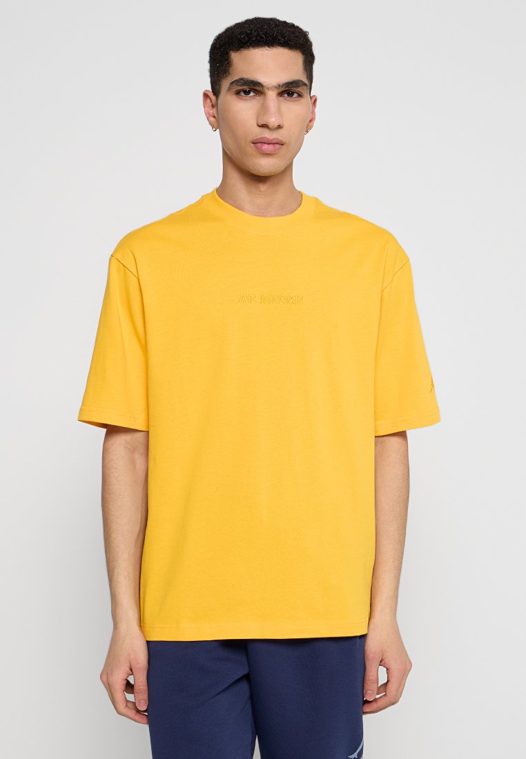 Jordan T-shirt basic geel