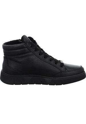High-top trainers - black