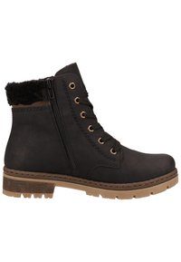 Rieker Botines con cordones - black