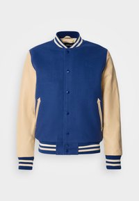 Schott Bomber Jacket - blue/beige