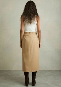 Reiss REGULAR FIT - OAKLEY CARGO - Puzdrová sukňa - camel