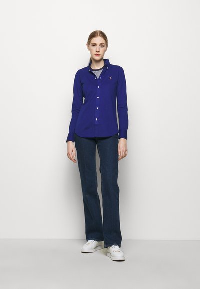 Polo Ralph Lauren HEIDI LONG SLEEVE - Blusa com botões - sporting royal