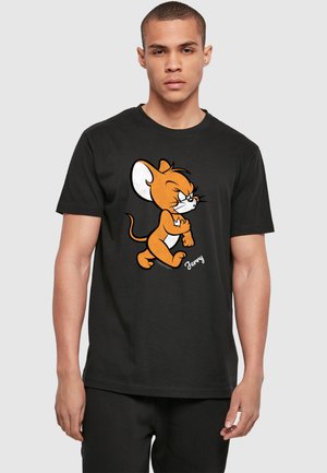 TOM AND JERRY ANGRY MOUSE - Print T-shirt - black