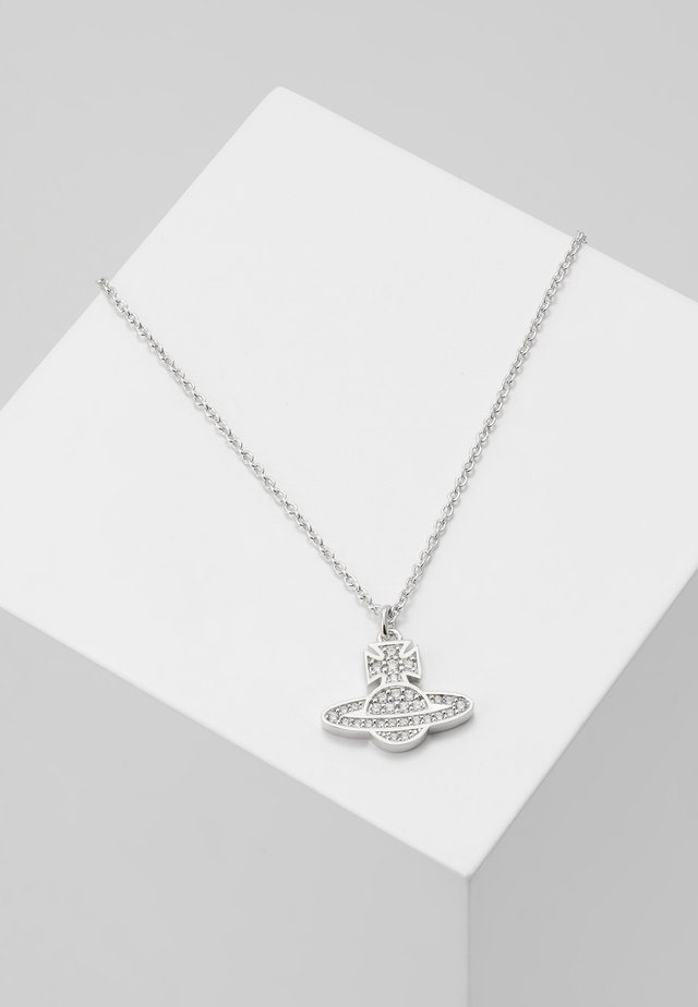 ROMINA PAVE PENDANT - Halsband - silver-coloured