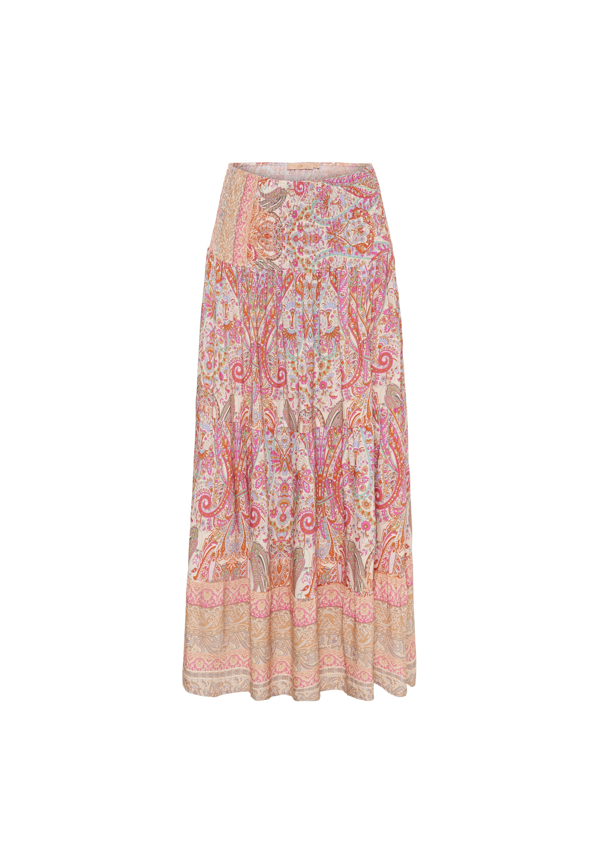Beige maxi skirt