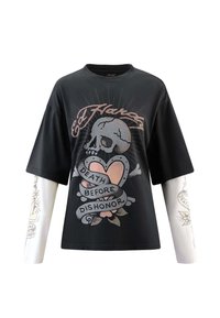 DEATH & DISHONOR DOUBLE SLEEVE - Långärmad tröja - black