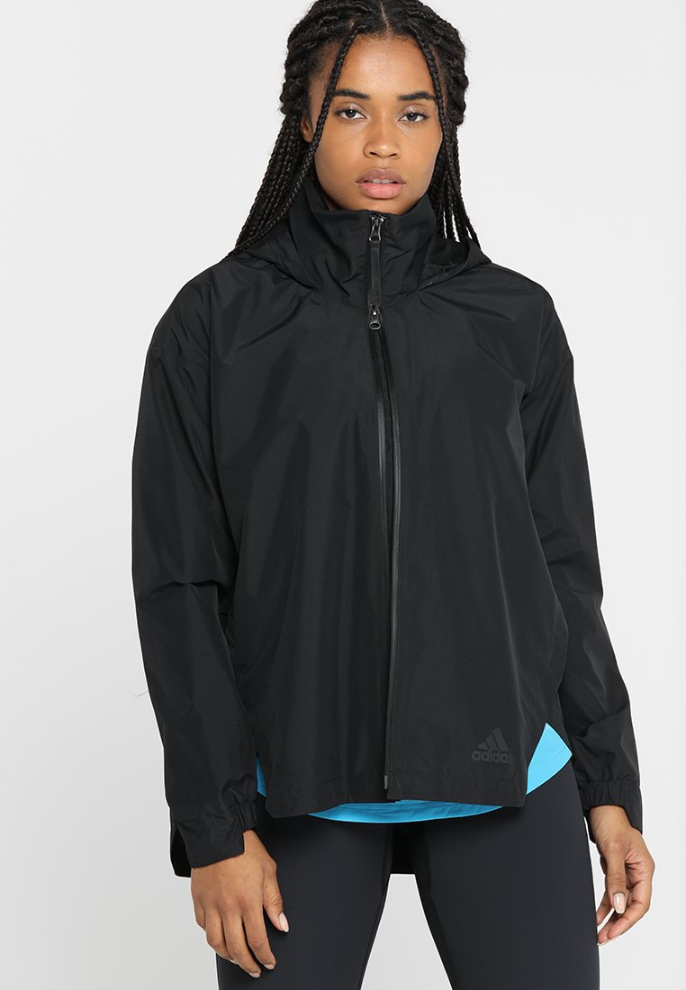 adidas Performance URBAN CLIMAPROOF RAIN JACKET Regenjacke Adidas Climaproof Regenjacke Funktionsjacke Damen Blau im