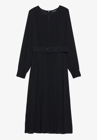 PLISSEE MIDI DRESS - Kasdienė suknelė - black