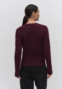 STOCKH LM Monique v-neck sweater - Neule - wine red
