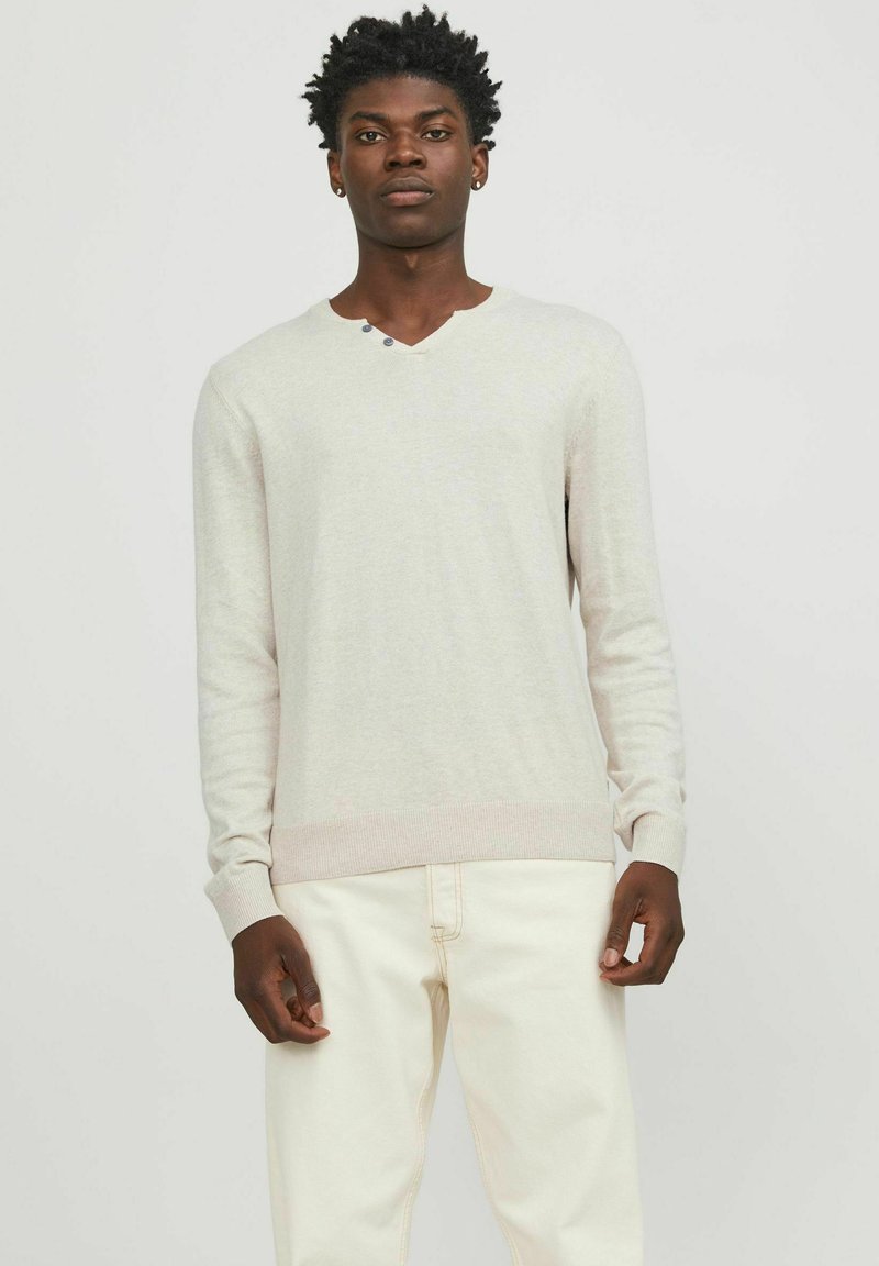 Jack & Jones GETEILTER - Maglione - oatmeal