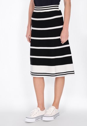 A-Linien-Rock - black white stripe