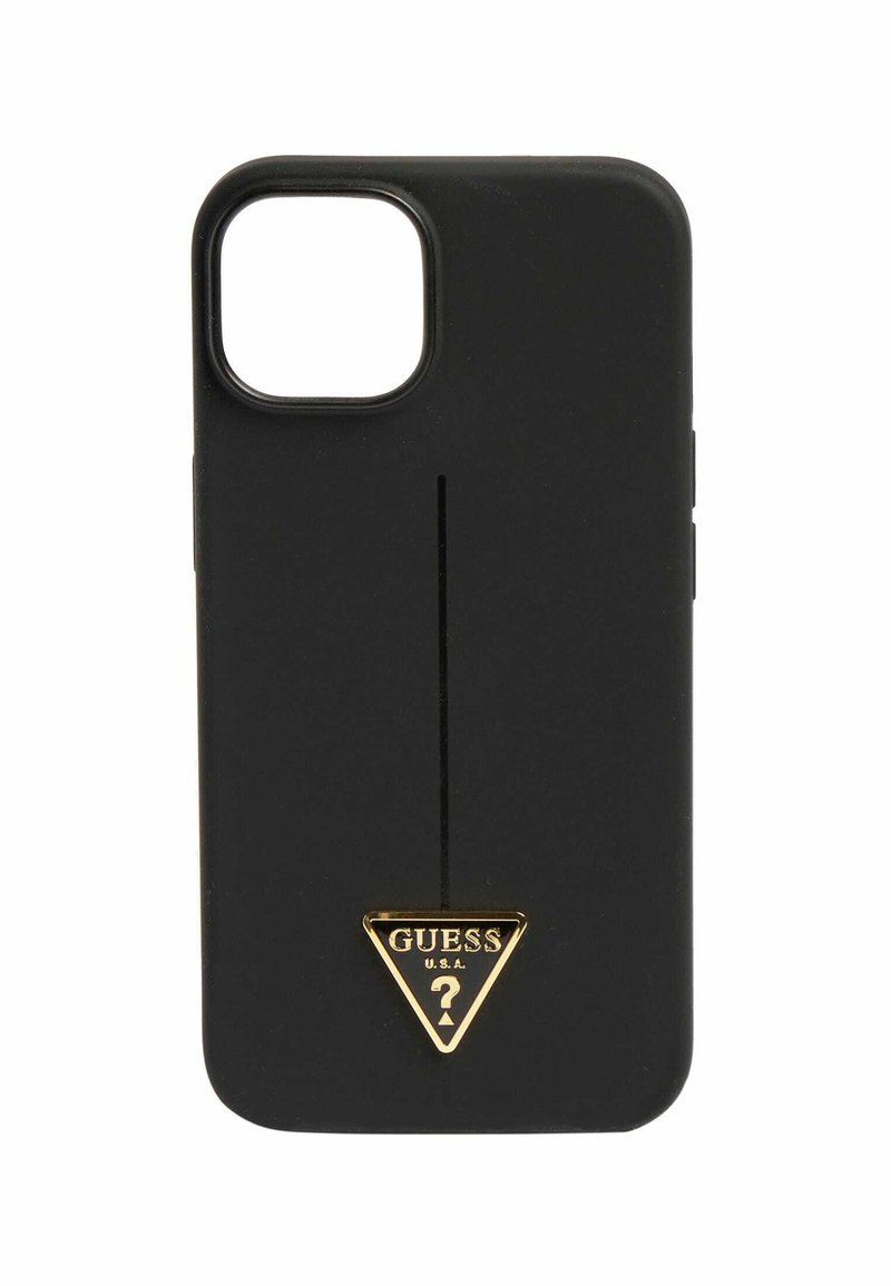 Funda Para IPhone 14 (6.1") Guess - Carcasa Rígida TPU/PC, Diseño Perlas Translúcidas, Negro