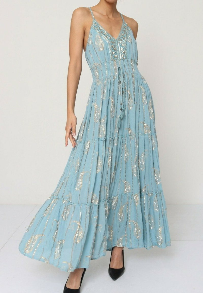 Kebello Robe longue - bleu