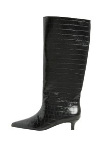 REGULAR FIT - KITTEN HEEL FORMAL KNEE HIGH SHAFT - Batai - black