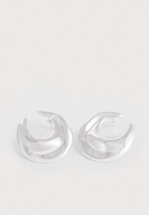 THE MERCURY DISC STATEMENT STUDS - Ohrringe - silver-coloured