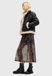 AllSaints LOREL FLYING JACKET - Kožnata jakna - black