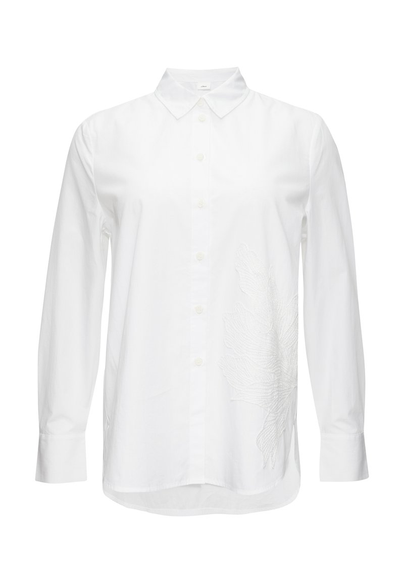 s.Oliver BLACK LABEL Overhemdblouse wit s.Oliver BLACK LABEL Overhemdblouse wit
