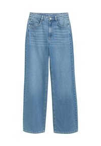 TTWIDELEG - Široke nogavice - used light stone blue denim